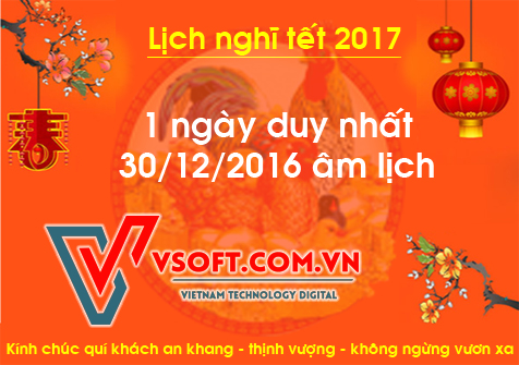 lich nghi tet 2017